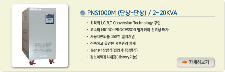 PNS1000M 단상-단상UPS